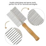 DOUBLE SIDE WOODEN COMB - Image 3