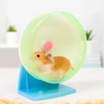 6 inch Hamster Silent Wheel with Adjustable Stand for Hamster/Dwarf/Gerbil/Mice